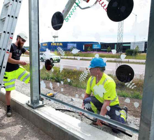 750 mètres de mur antibruit