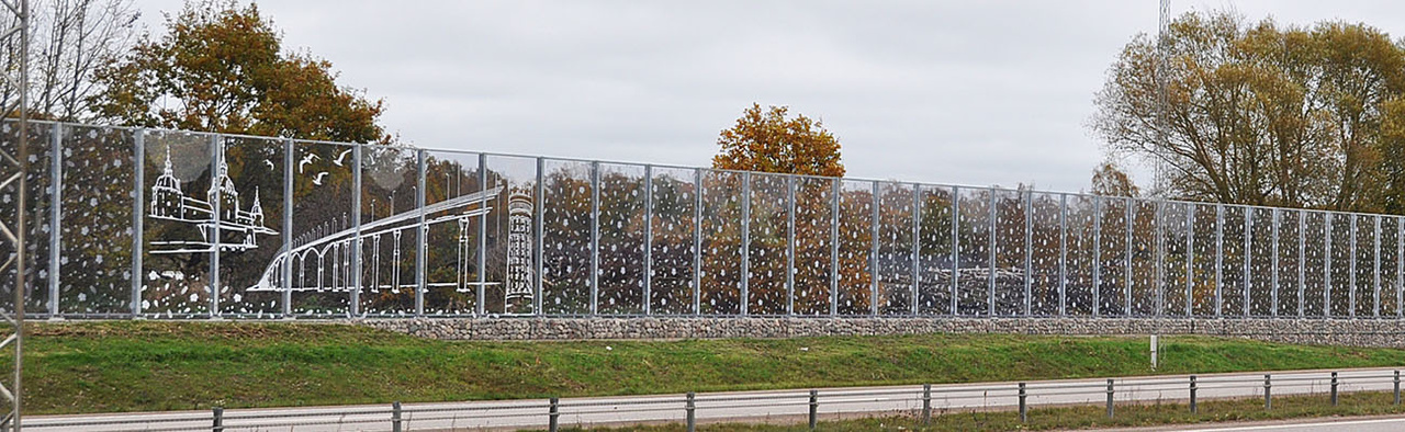 Hammerglass noise barrier