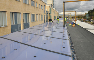 100 metre roof over bus terminal